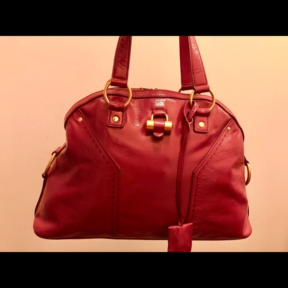 Authentic YSL Muse bag in Plum - Picture 2 of 6